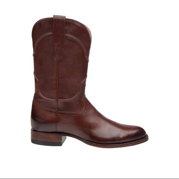 BACHESTO- The TEX Russet (D) classic Roper boot - Picture 7 of 8